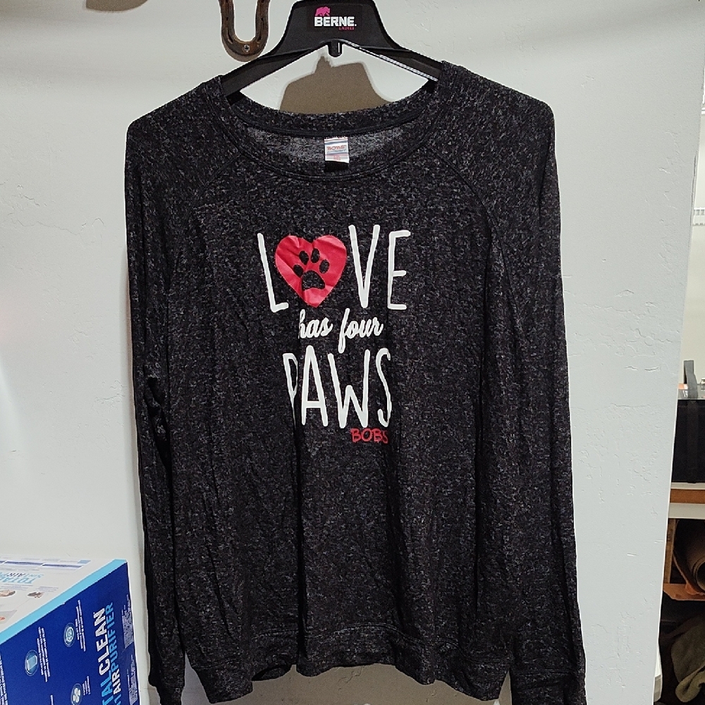 Skechers Women's Black Sweater - Love Has Four Paws